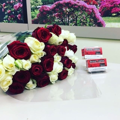 Букеты микс