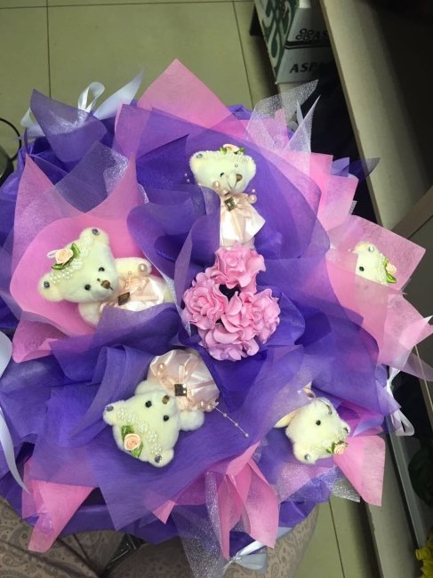 Букет из мягких игрушек