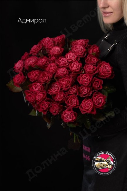 Букет из Розы Адмирал (высота 70см)