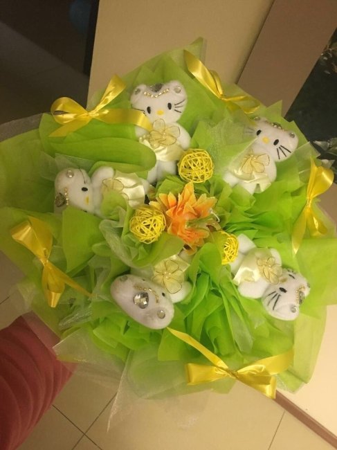 Букет из мягких игрушек